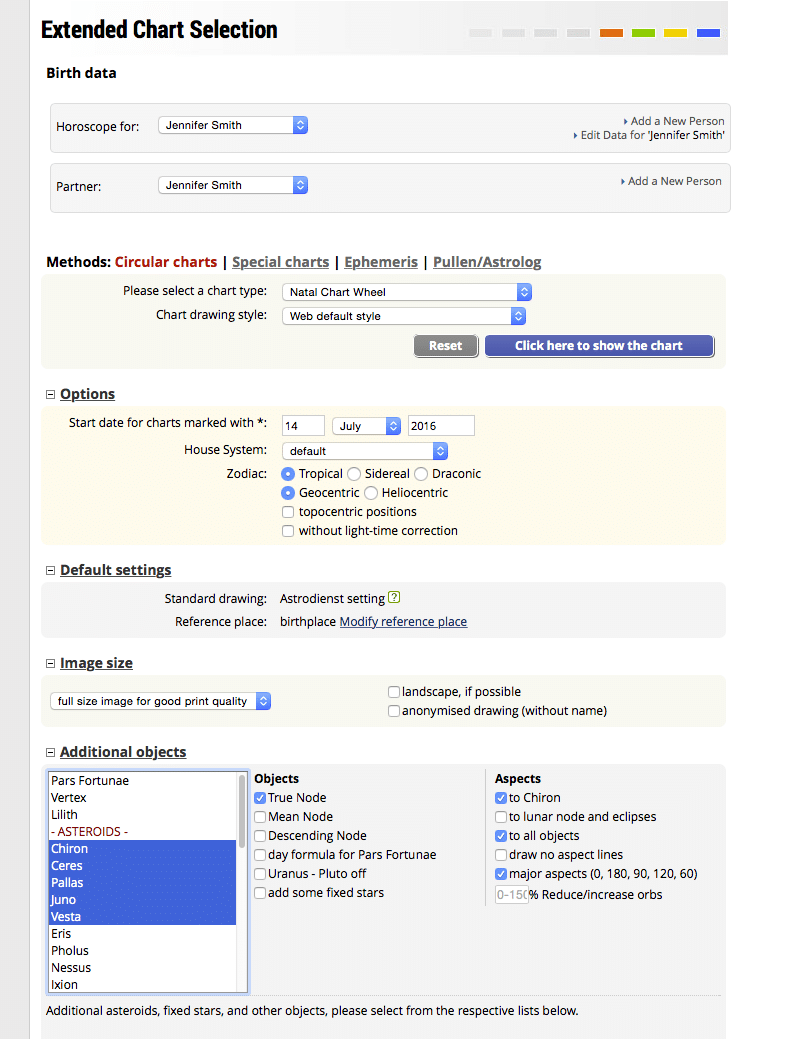 Astro Extended Chart